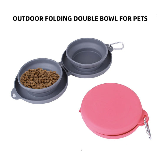 AngelRoxyCo Folding Pet Bowls